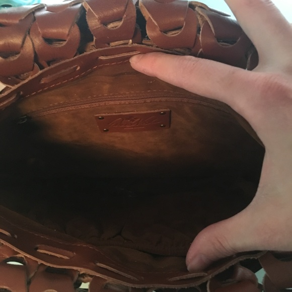 SOLD Patricia Nash Designs Ticci Tan Leather BAG - Picture 4 of 8